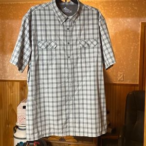 Mens Short Sleeve Dress Tall Quick Dry Shirt